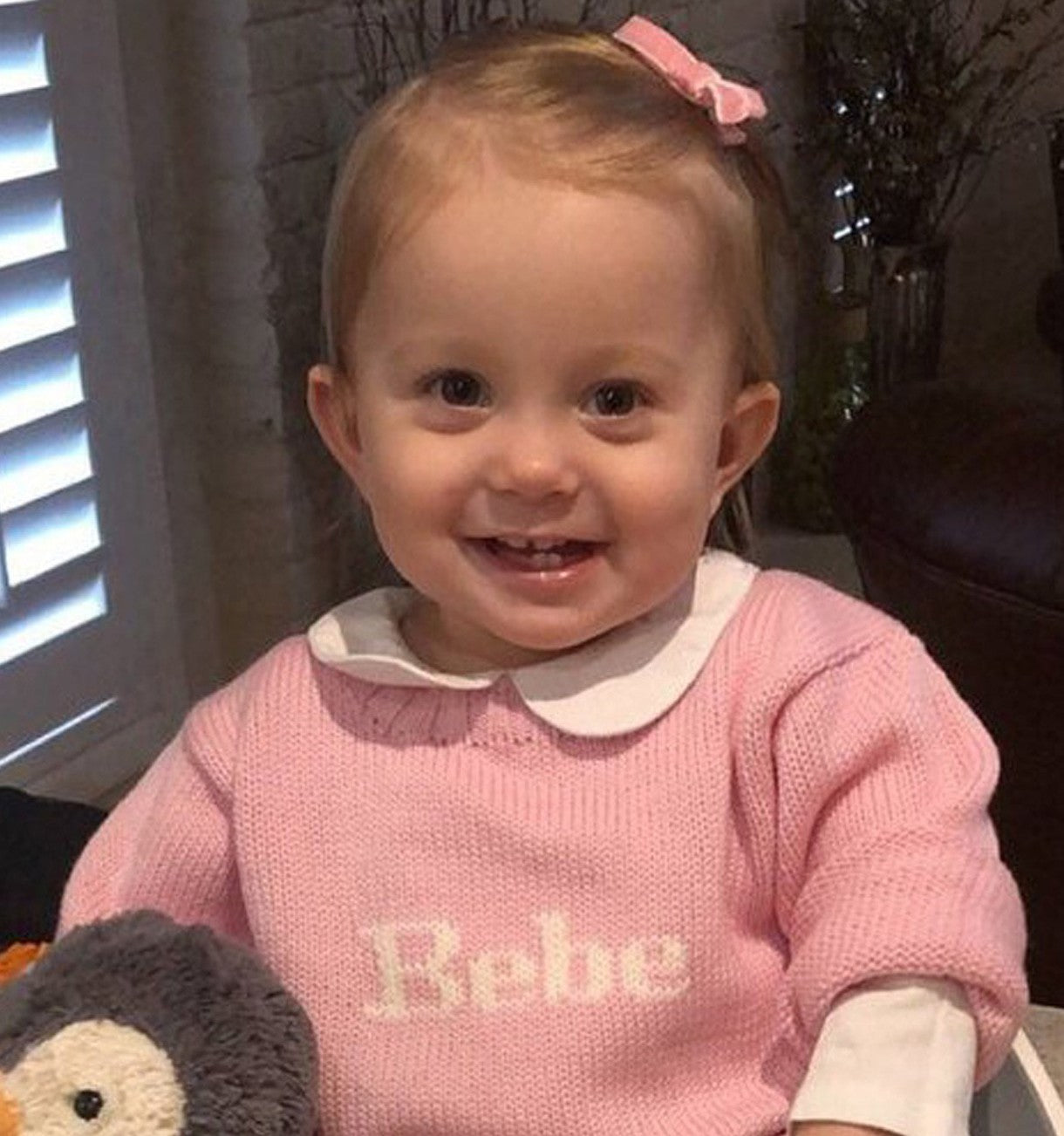 girl's personalized name sweater