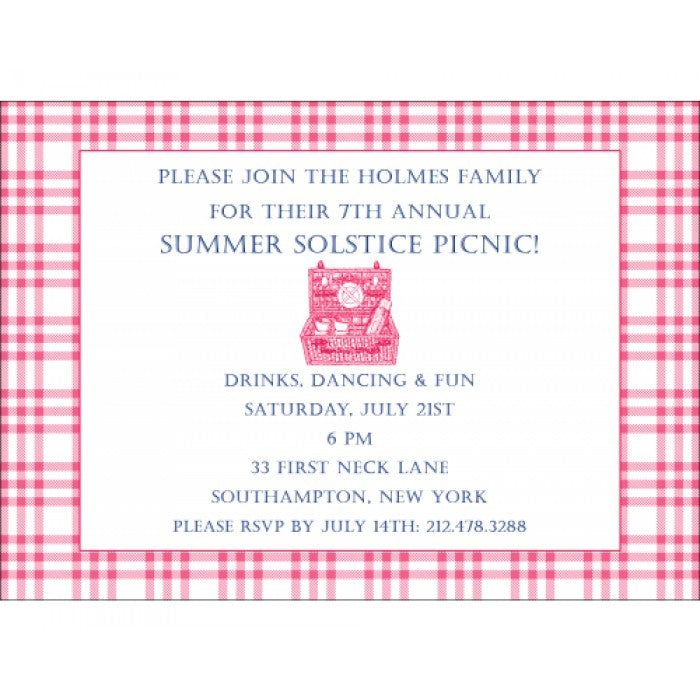 picnic cocktail & dinner parties