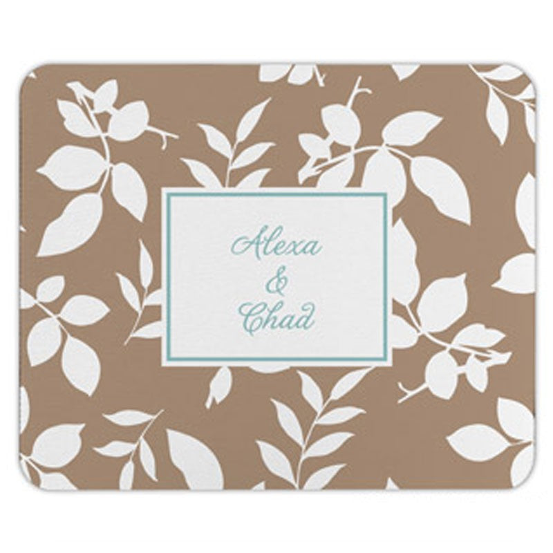 boatman geller silo leaves mocha mouse pad