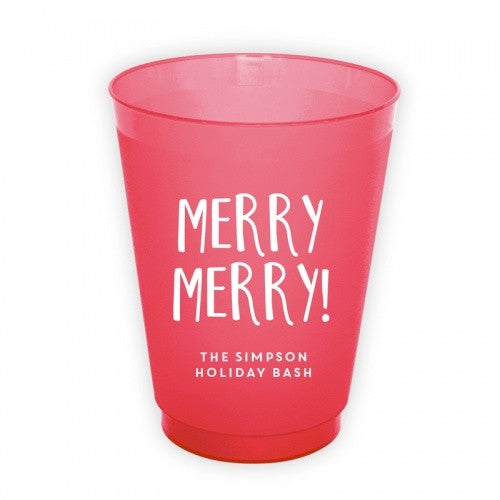 Merry Merry Round Cups