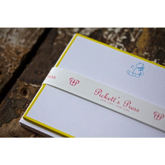 teddy bear note cards