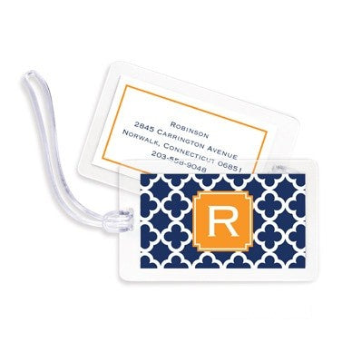 boatman geller bristol tile navy bag tags