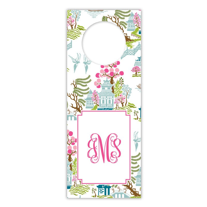boatman geller chinoiserie spring wine tags