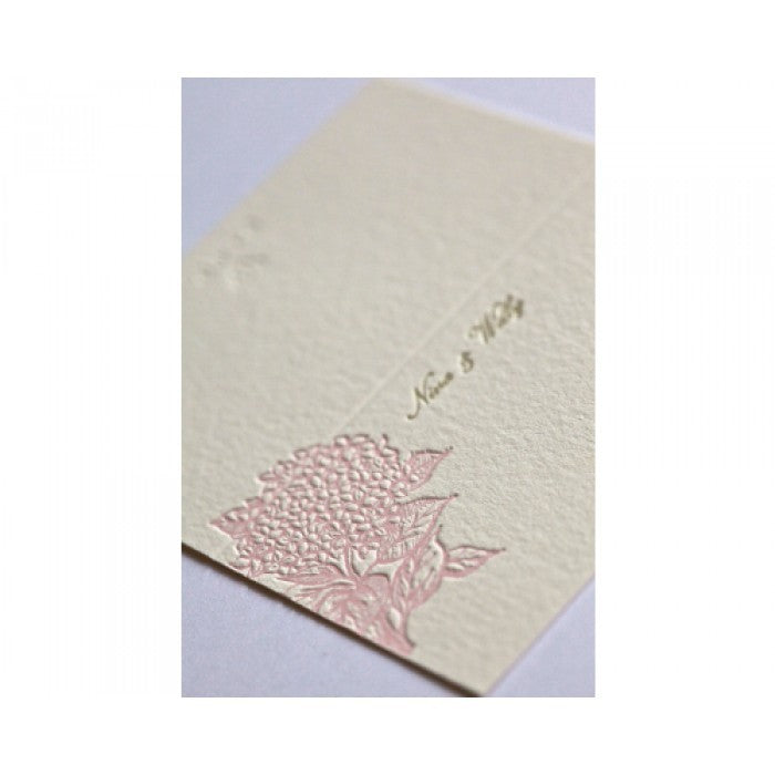 nina & willy place pink folded card