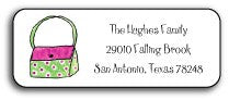 personalized address labels  handbag haven