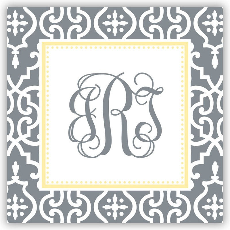 boatman geller wrought iron gray square sticker