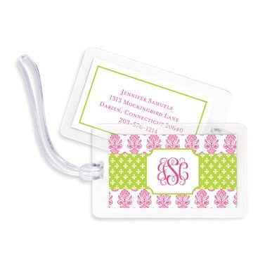 boatman geller beti pink bag tags