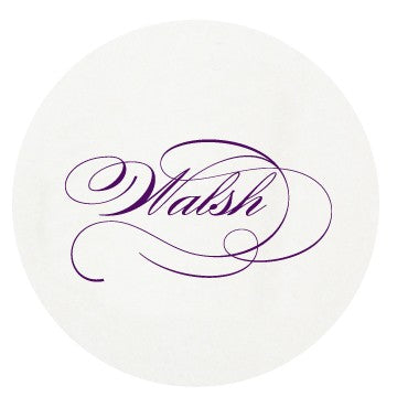 Personalized Letterpressed Coasters M30 By Haute Papier