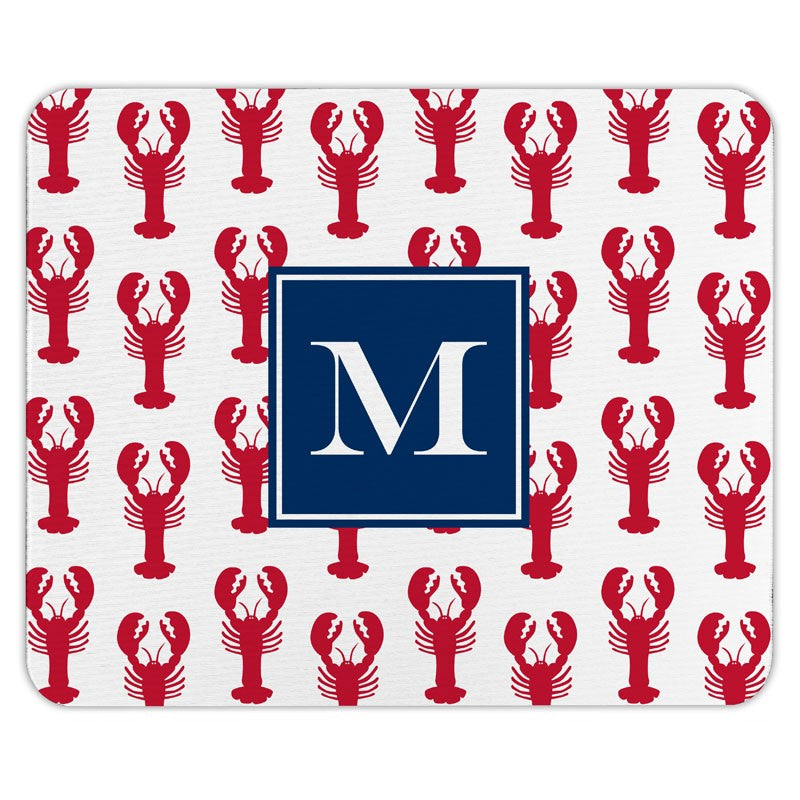 boatman geller lobsters red mouse pad
