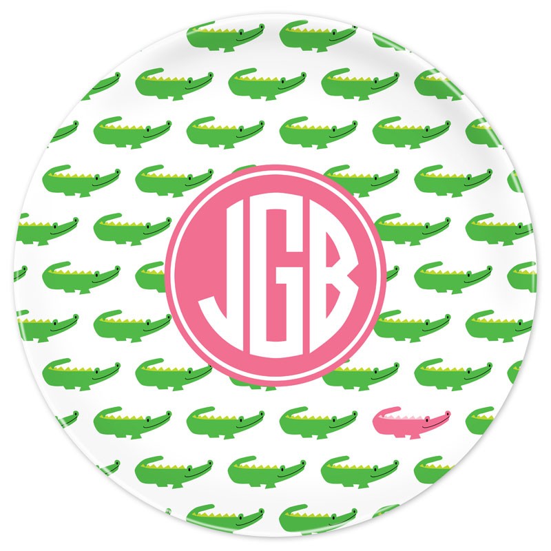 boatman geller alligator repeat plate
