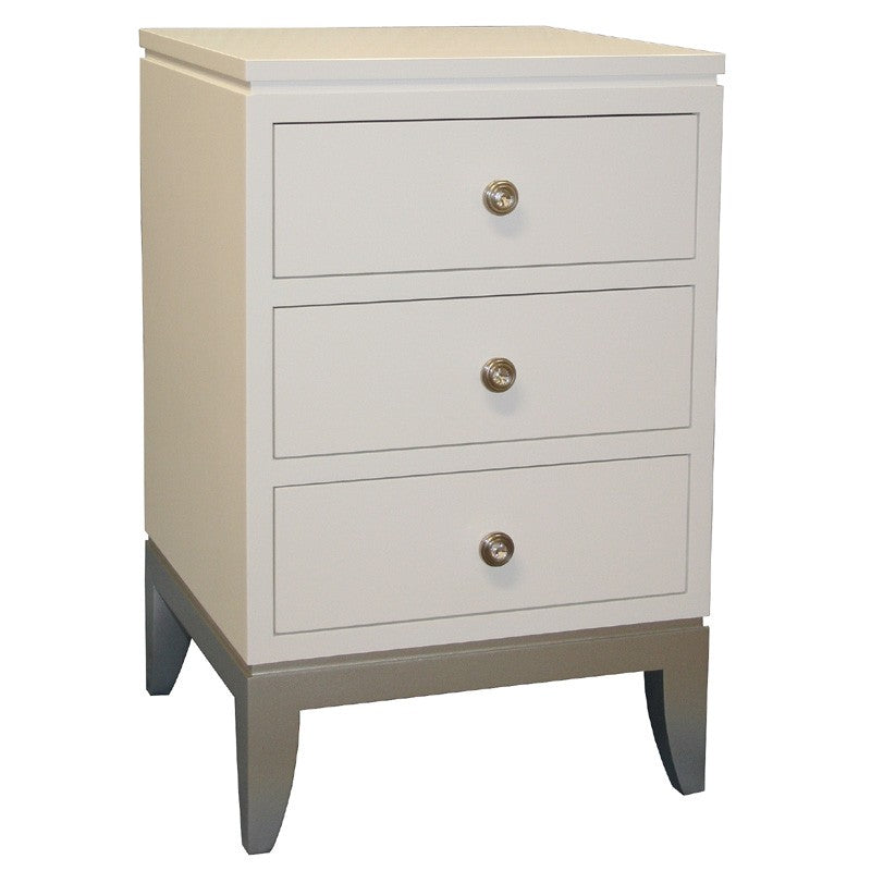 bel air nightstand with milano knobs