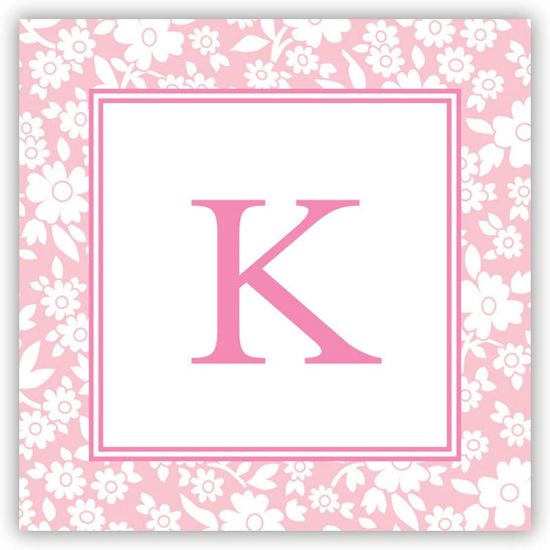 boatman geller petite flower petal square sticker