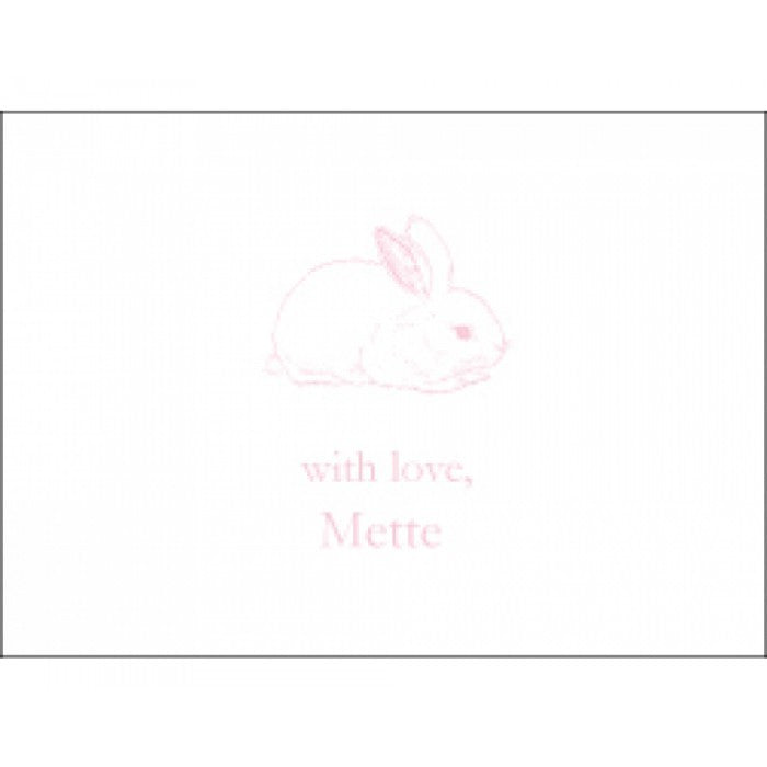 children's gift enclosures - bunny