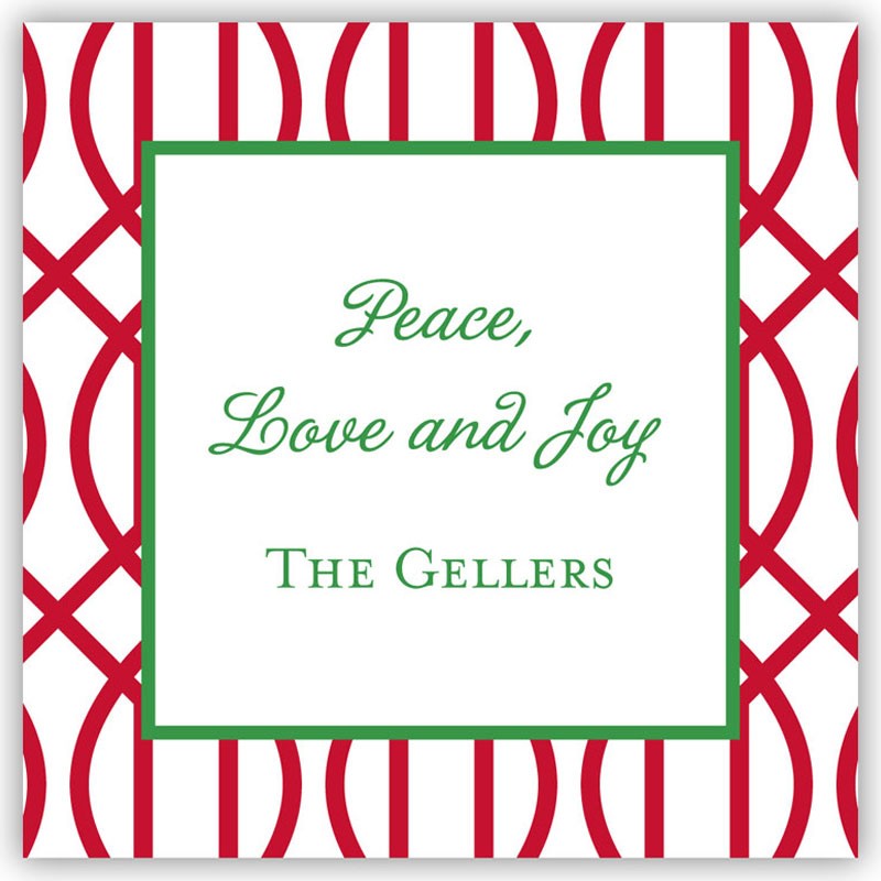 boatman geller trellis square sticker