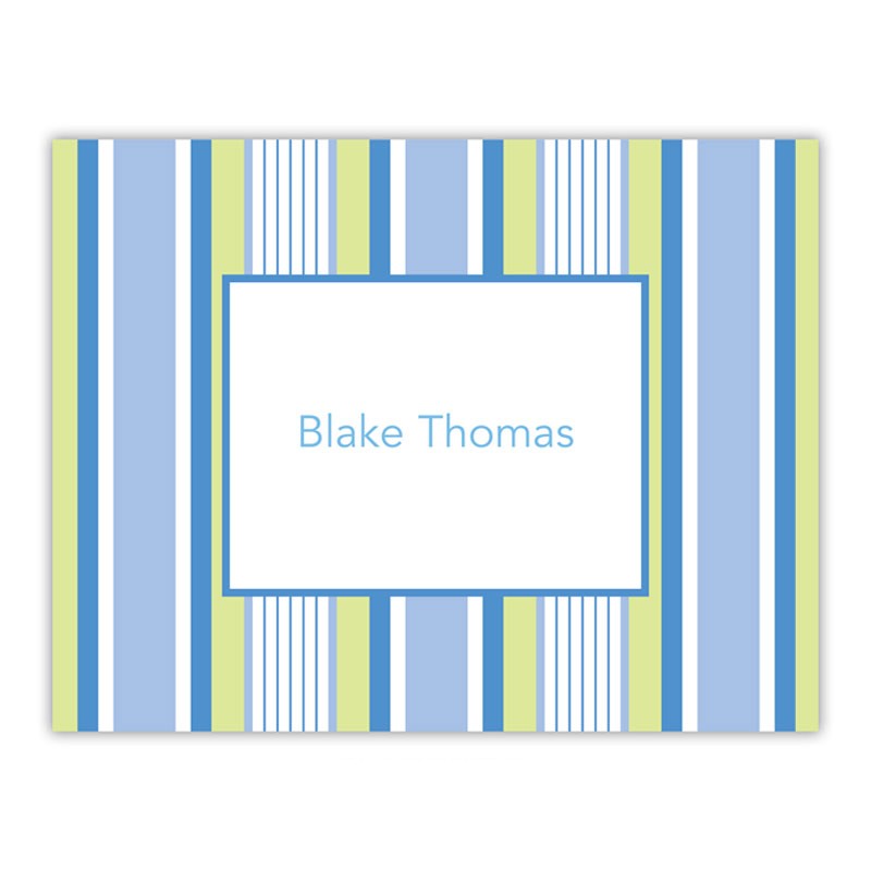 boatman geller multistripe blue foldover note