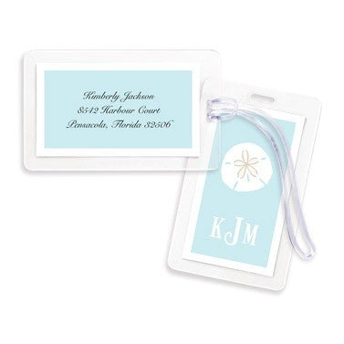 boatman geller sand dollar bag tags