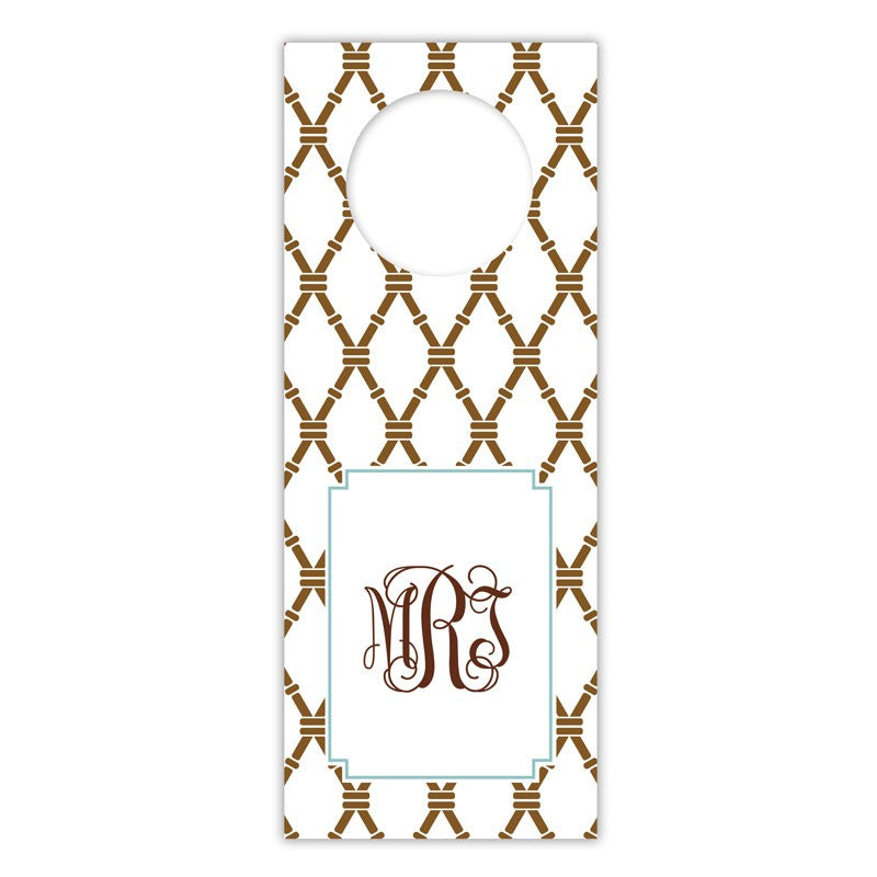 boatman geller bamboo brown & slate wine tags