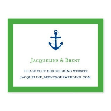 boatman geller icon anchor with border calling card