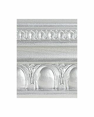 metallic silver wood finish
