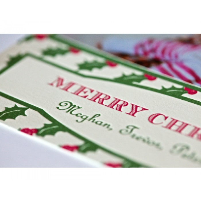 merry mistletoe 7 square 2012 holiday card