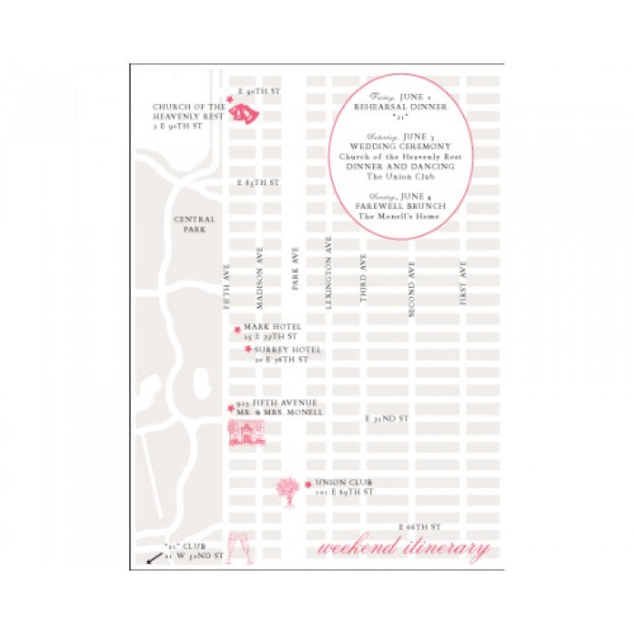 nina & willy accommodations card