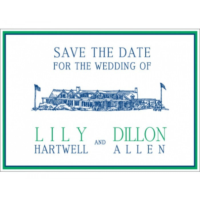 lily & dillon save the date card