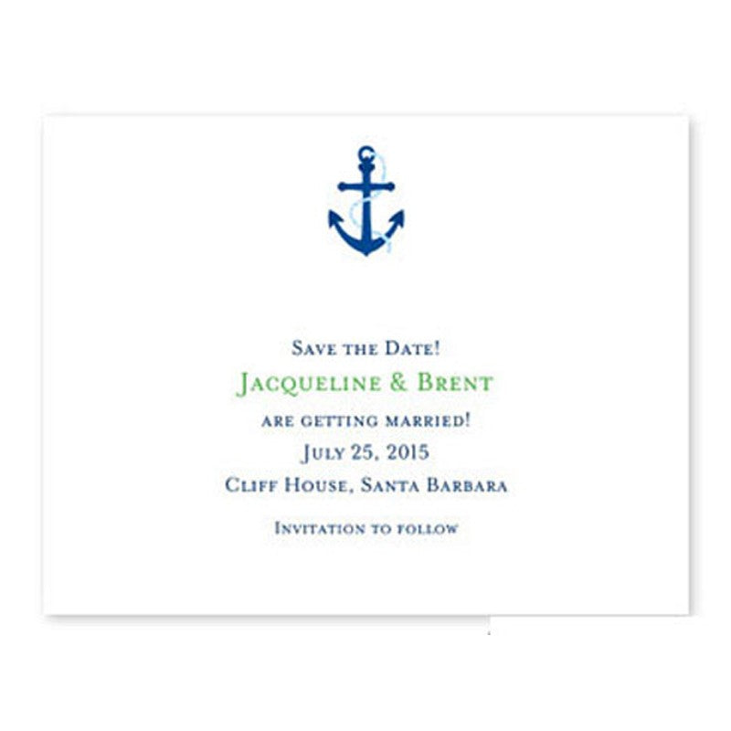 boatman geller icon anchor small flat notecard