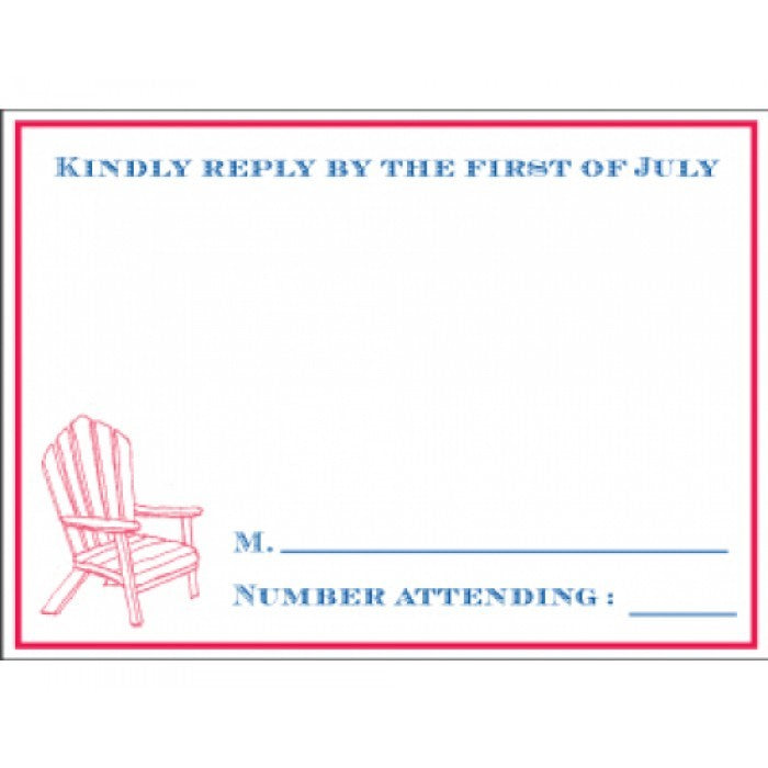 michelle & jed response card