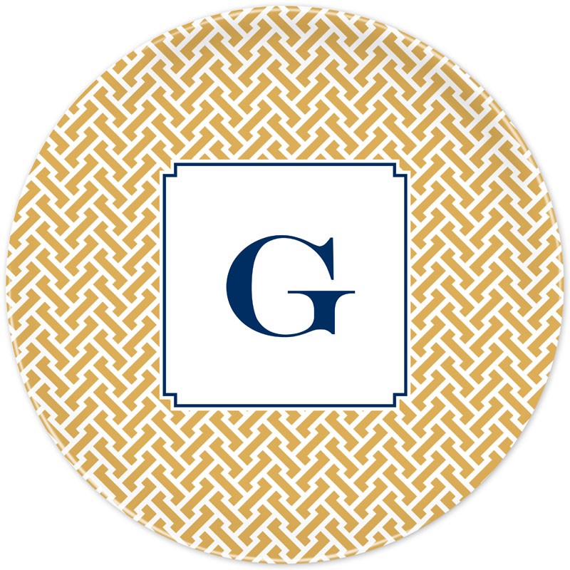 boatman geller stella gold plate