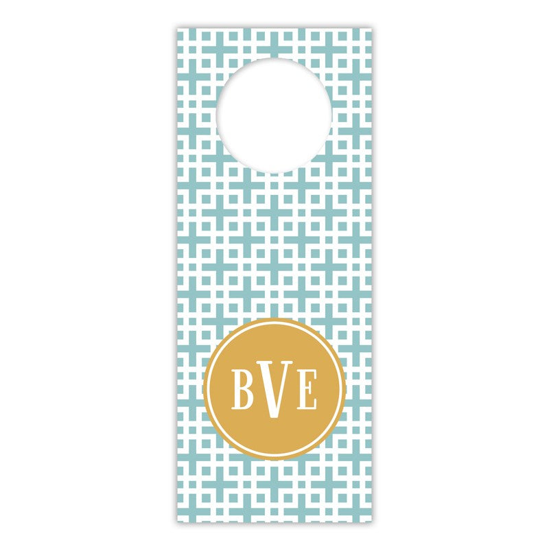 boatman geller lattice slate wine tags