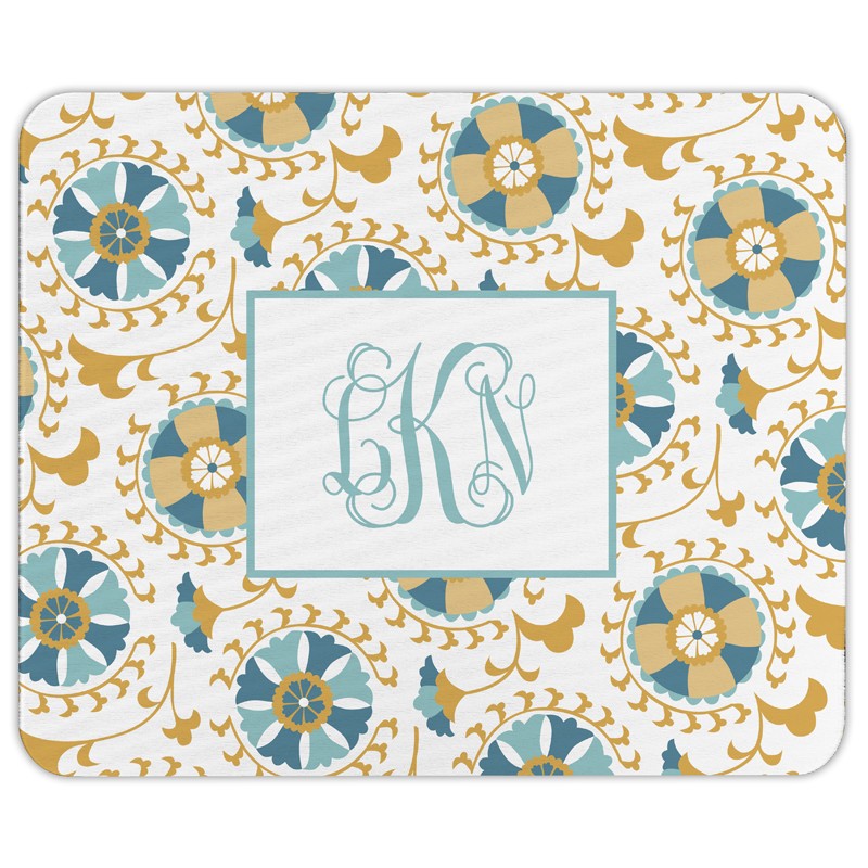 boatman geller suzani gold mouse pad
