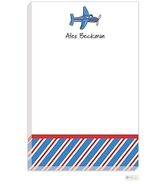 personalized - airplane notepad