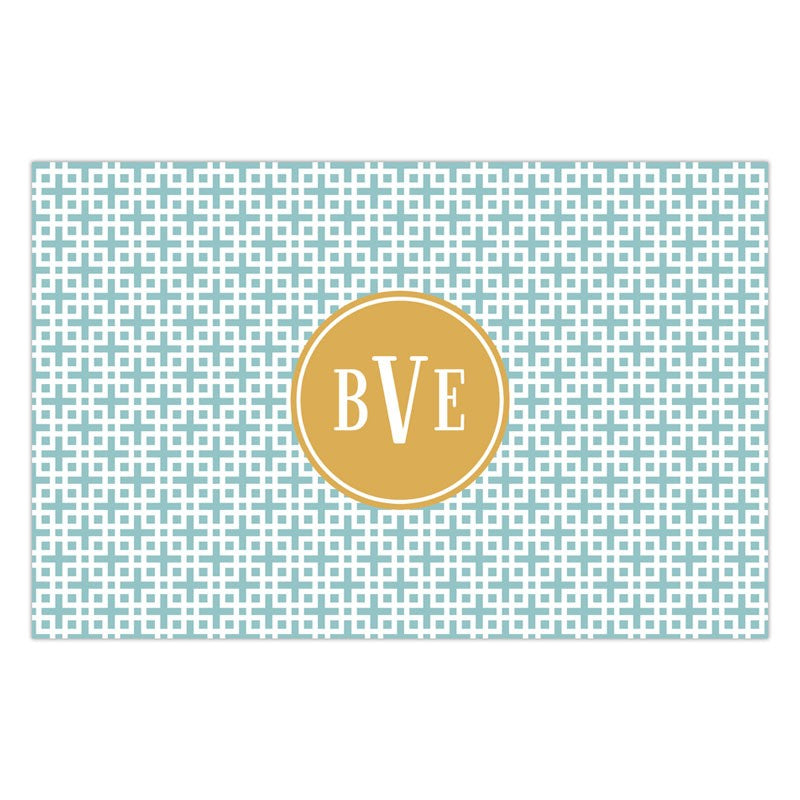 boatman geller lattice slate placemat