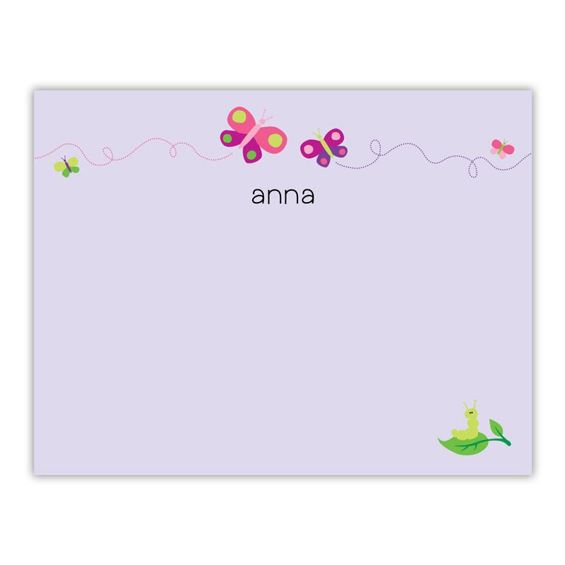 boatman geller butterfly small flat notecard