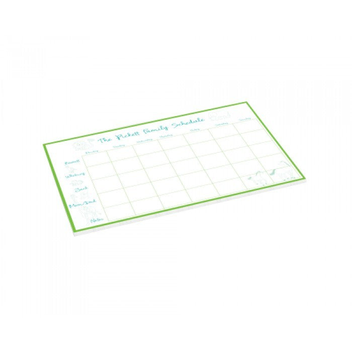 baby animal schedule pad