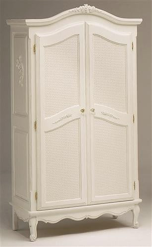 full door french armoire - caning