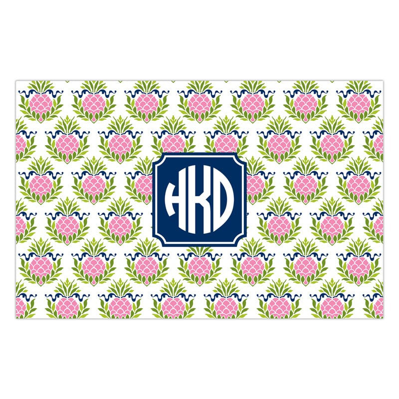 boatman geller pineapple repeat pink placemat