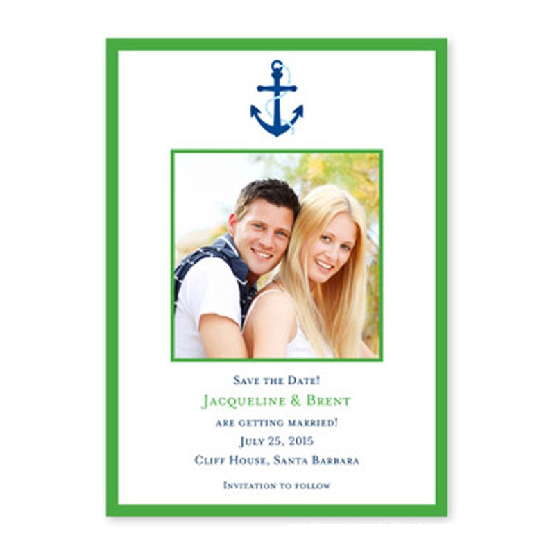 boatman geller icon anchor with border flat photocard