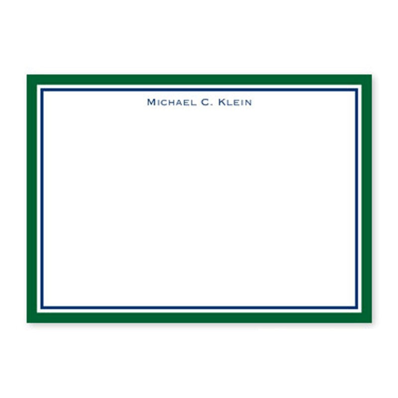 boatman geller border hunter and navy stationery/invitation