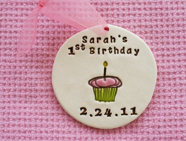 personalized first birthday ornament