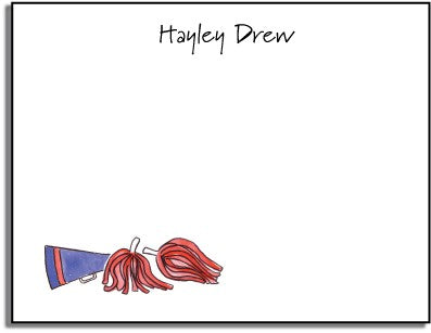 personalized kids notes - cheer squad