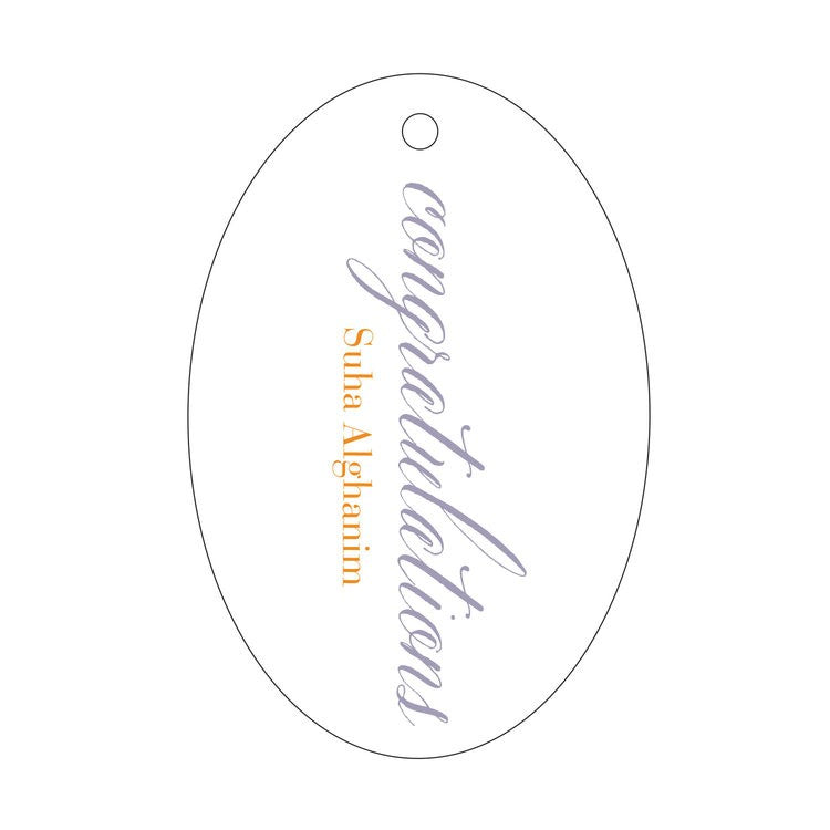 Letterpress Gift Tag-T106