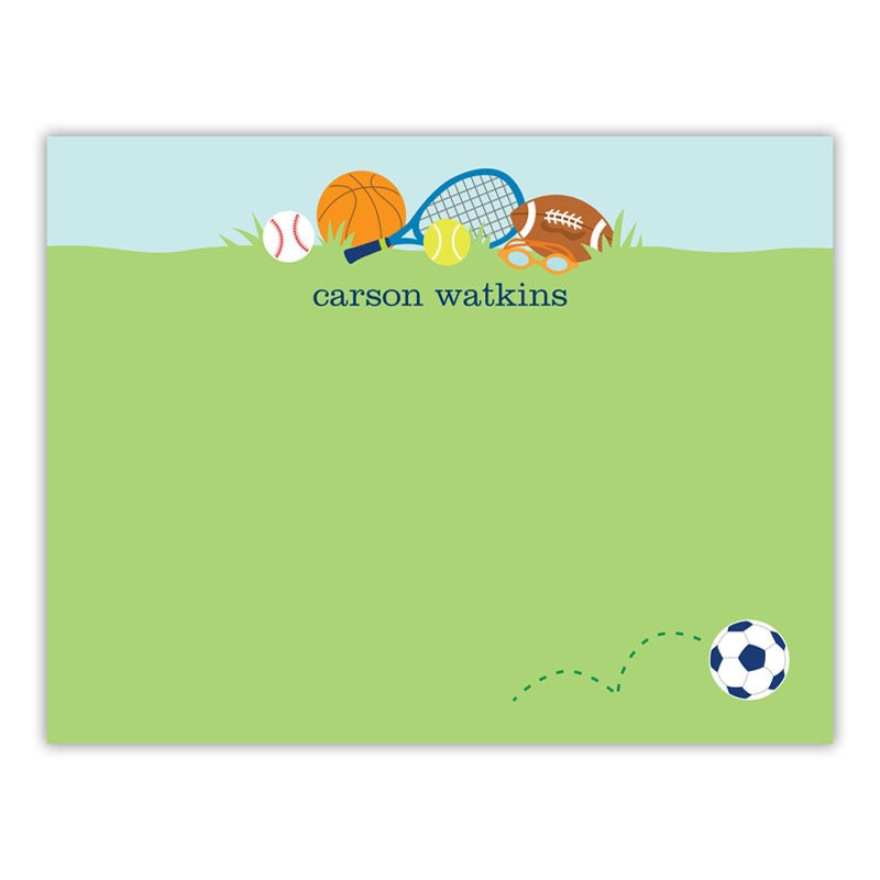 boatman geller sports boy small flat notecard