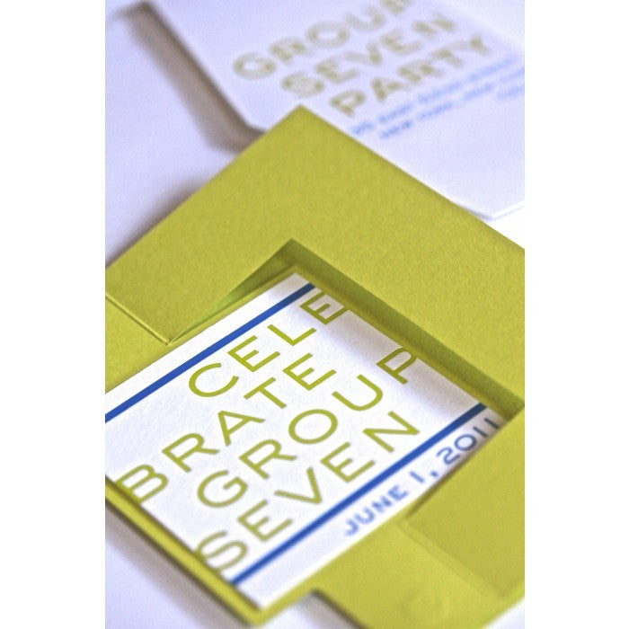 kid's parties invitations - twist and shout invitation