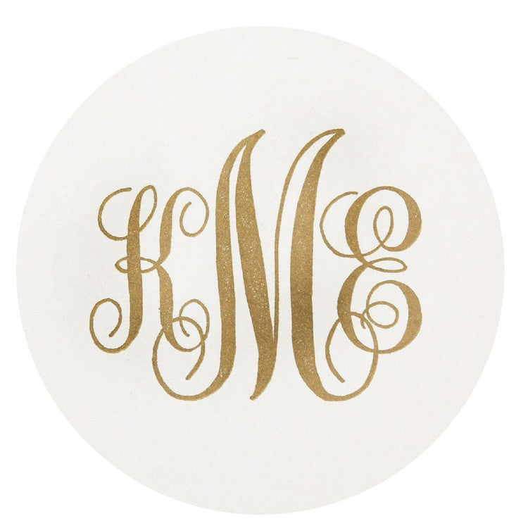 personalized letterpressed coasters m2 by haute papier