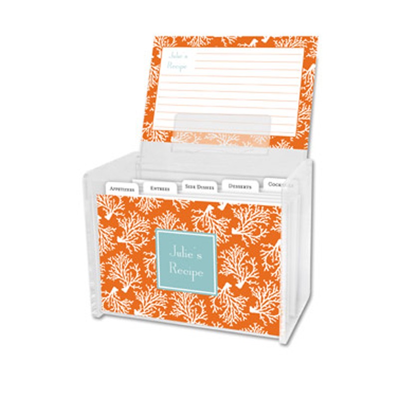 boatman geller coral repeat recipe box