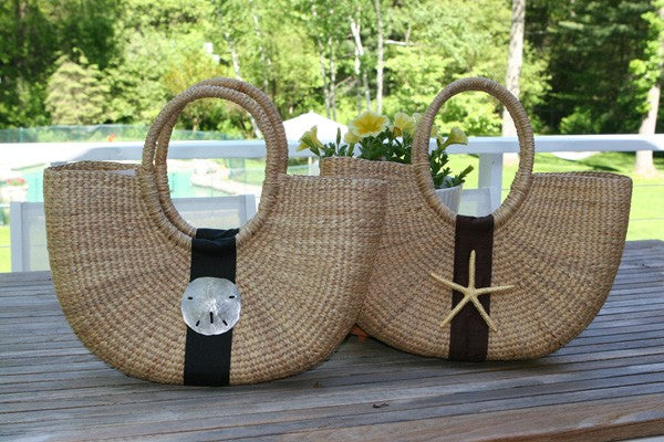 large shoulder basket bag