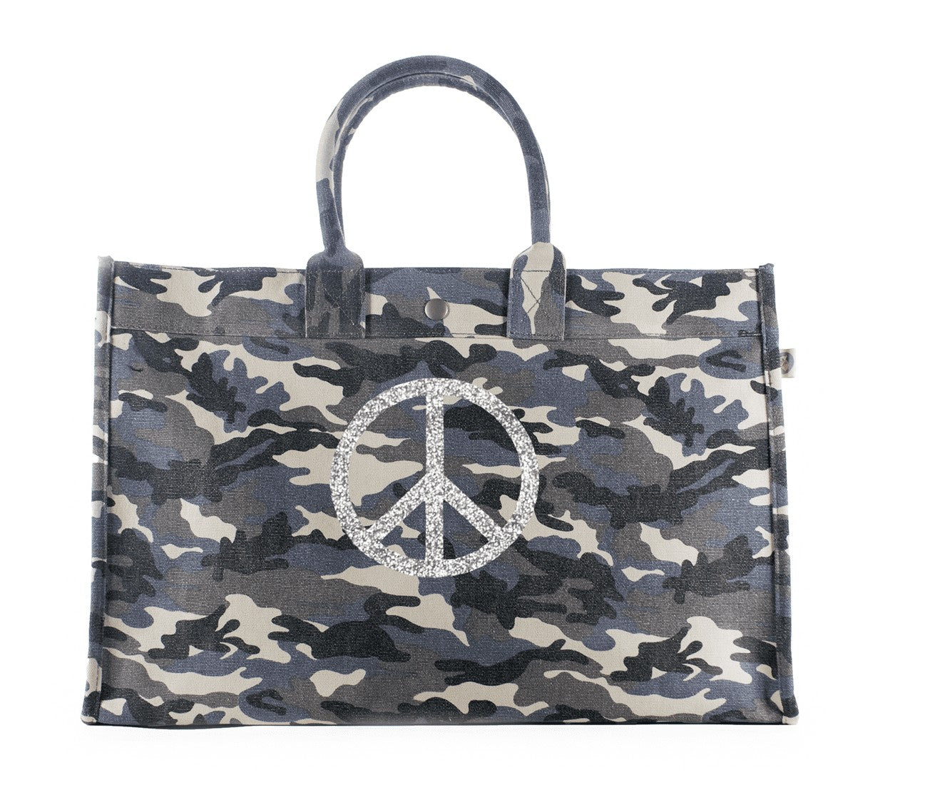lux ew grey camo tote -