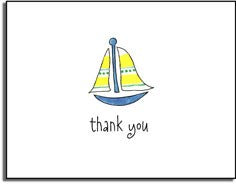 personalized invitations sailing in thank you