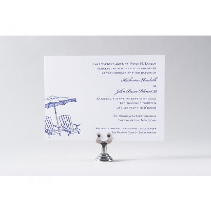 kate & jay wedding invitation card